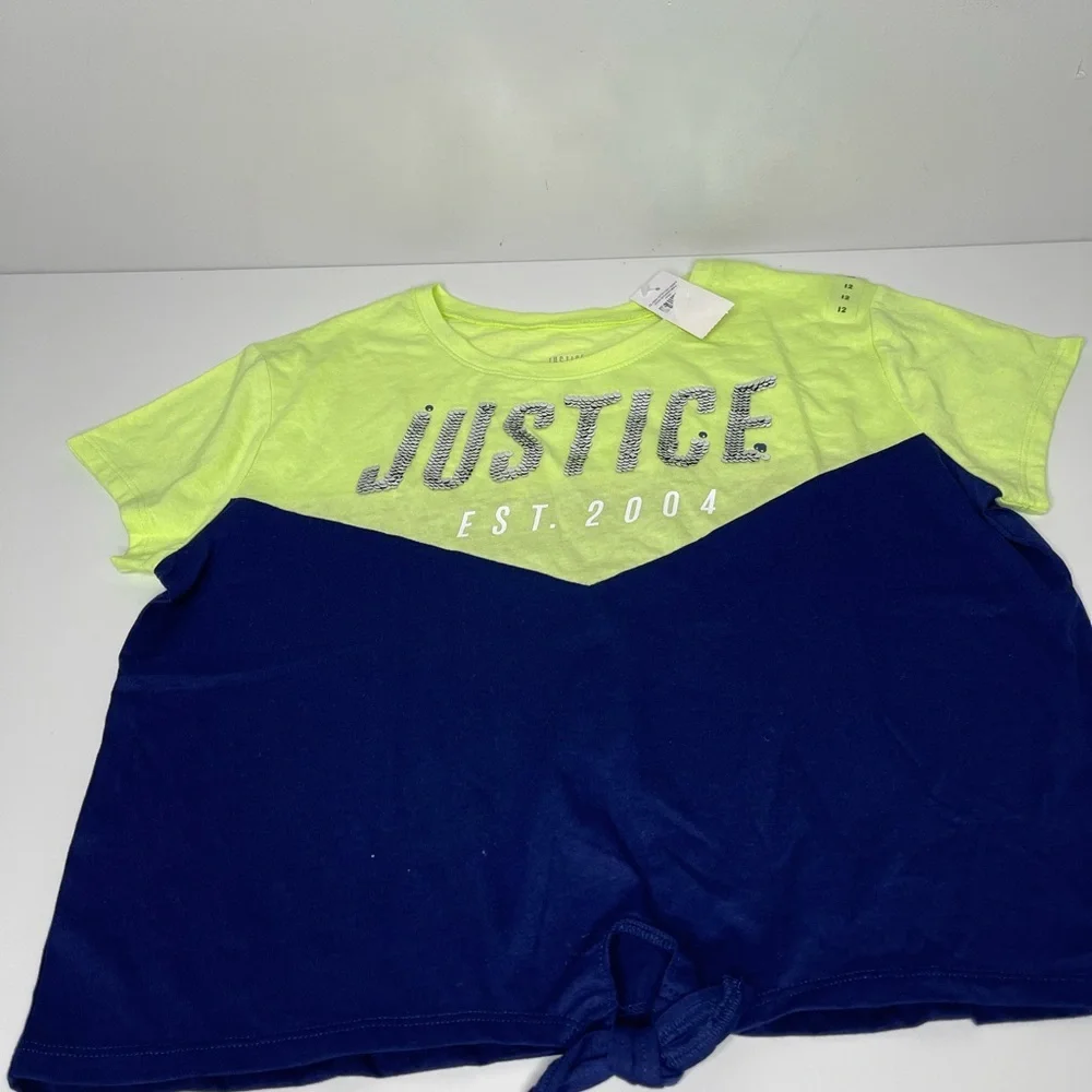 Justice lot of 4 tops size 12